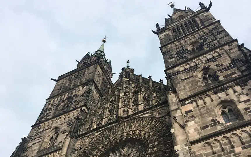 T&uuml;rme der Lorenzkirche in N&uuml;rnberg