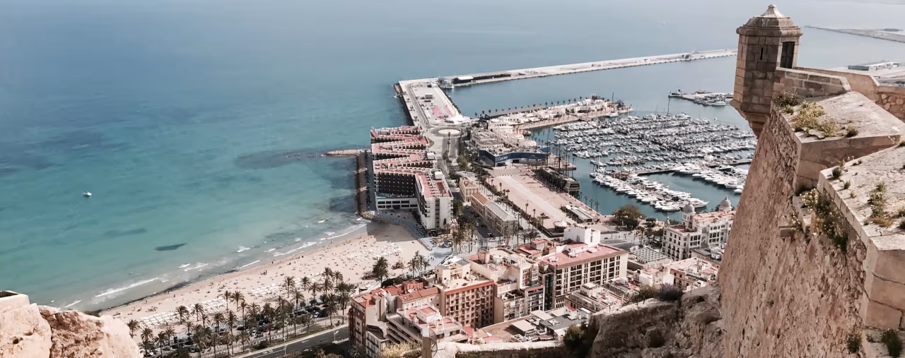 Santa Barbara Castle in Alicante, Spanien