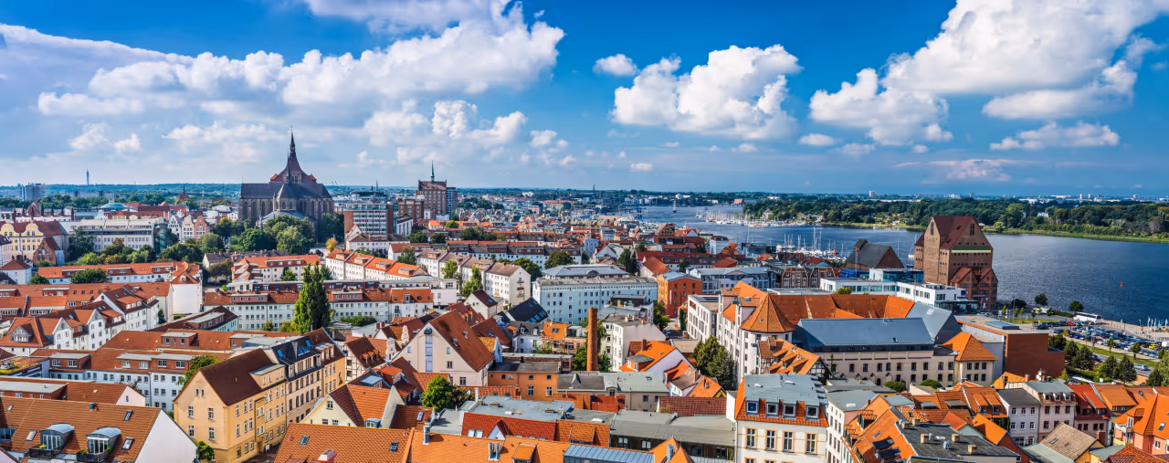 Panorama von Rostock