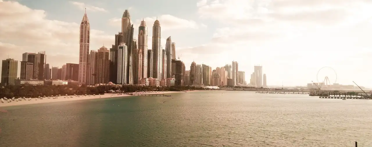 Panorama von Dubai