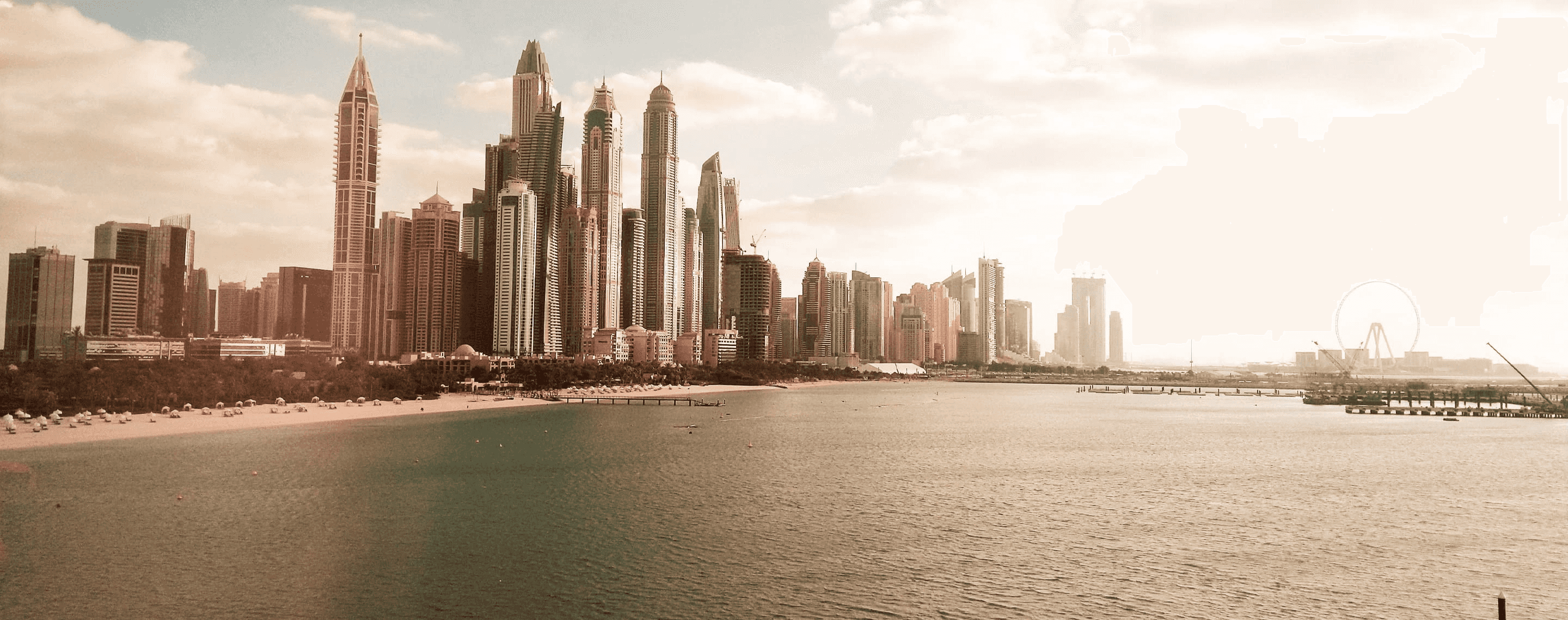 Panorama von Dubai