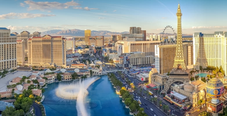 Panoramablick von Las Vegas, Nevada, USA