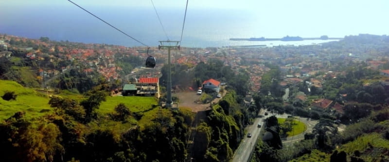 funchal madeira seilbahn aussicht